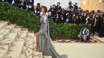 NEW YORK, NY - MAY 07: Actor Zendaya attends the Heavenly Bodies: Fashion & The Catholic Imagination Costume Institute Gala at The Metropolitan Museum of Art on May 7, 2018 in New York City. (Photo by Theo Wargo/Getty Images for Huffington Post)