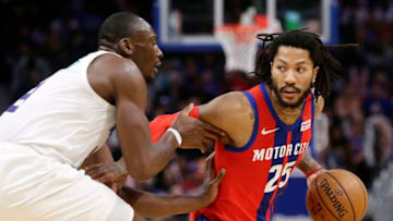 Detroit Pistons Derrick Rose. (Photo by Duane Burleson/Getty Images)