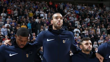 SALT LAKE CITY, UT - OCTOBER 21: Utah Jazz center Rudy Gobert. (Photo by Melissa Majchrzak/NBAE via Getty Images)