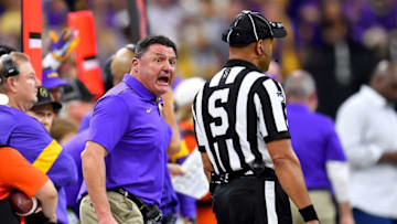 Ed Orgeron, LSU Tigers. (Photo by Alika Jenner/Getty Images)