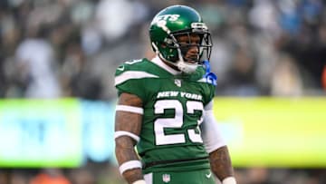 EAST RUTHERFORD, NEW JERSEY - DECEMBER 22: Arthur Maulet #23 reacts after Marcus Maye #20 of the New York Jets (not pictured) broke up a touchdown pass during the second half of the game against the Pittsburgh Steelers at MetLife Stadium on December 22, 2019 in East Rutherford, New Jersey. (Photo by Sarah Stier/Getty Images)