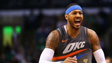 BOSTON, MA - MARCH 20: Carmelo Anthony