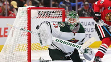Minnesota Wild goalie Kaapo Kahkonen posted a 16-8 mark last year in his rookie season. (Photo by Jonathan Daniel/Getty Images)