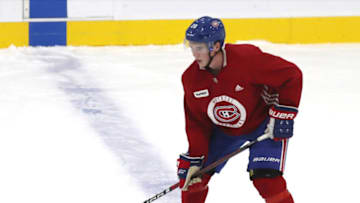 Jul 22, 2020; Montreal, Quebec, CANADA; Montreal Canadiens Cale Fleury. Mandatory Credit: Jean-Yves Ahern-USA TODAY Sports