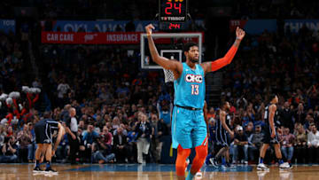 OKC Thunder, Paul Geroge (Photo by Zach Beeker/NBAE via Getty Images)