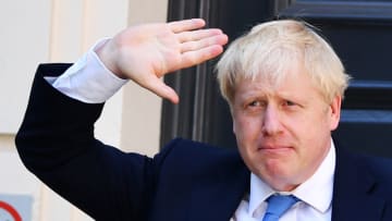 LONDON, ENGLAND - JULY 23: Newly elected leader of the Conservative party Boris Johnson arrives at Conservative party HQ in Westminster on July 23, 2019 in London, England. After a month of hustings, campaigning and televised debates the members of the UK's Conservative and Unionist Party have voted for Boris Johnson to be their new leader and the country's next Prime Minister, replacing Theresa May. (Photo by Jeff J Mitchell/Getty Images)