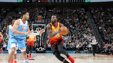 SALT LAKE CITY, UT - MARCH 17: Jae Crowder #99 of the Utah Jazz handles the ball against the Sacramento Kings on March 17, 2018 at vivint.SmartHome Arena in Salt Lake City, Utah. Copyright 2018 NBAE (Photo by Melissa Majchrzak/NBAE via Getty Images)