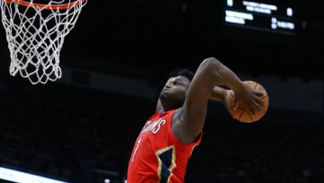 Zion Williamson #1 of the New Orleans Pelicans (Photo by Jonathan Bachman/Getty Images)
