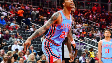 John Collins #20 of the Atlanta Hawks (Photo by Scott Cunningham/NBAE via Getty Images)