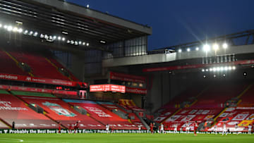 Anfield Stadium, Liverpool, Premier League (Photo by Paul Ellis/Pool via Getty Images)