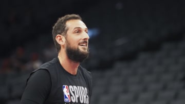 Marco Belinelli Mandatory Credit: Kelley L Cox-USA TODAY Sports