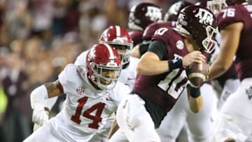 Third-year Auburn running back Tank Bigsby spoke highly of third-year Texas A&M transfer signal-caller Zach Calzada and his desire to never quit Mandatory Credit: Gary Cosby Jr.-USA TODAY Sports