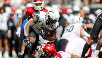 Cincinnati Bearcats running back Corey Kiner against Miami Redhawks at Paycor Stadium.