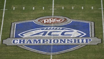 A general view of the ACC Championship logo. (Photo by Mike Comer/Getty Images)
