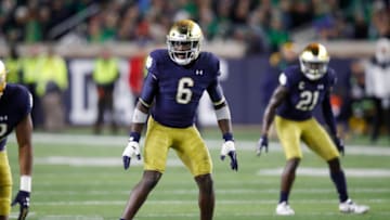 Jeremiah Owusu-Koramoah, 2021 NFL mock draft. (Photo by Joe Robbins/Getty Images)