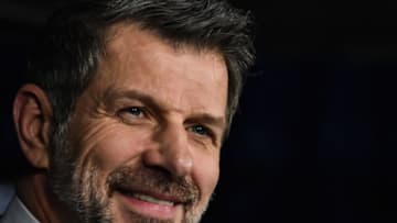 MONTREAL, QC - JANUARY 07: General manager of the Montreal Canadiens Marc Bergevin speaks with the media prior to the NHL game against the Minnesota Wild at the Bell Centre on January 7, 2019 in Montreal, Quebec, Canada. The Minnesota Wild defeated the Montreal Canadiens 1-0. (Photo by Minas Panagiotakis/Getty Images)