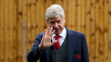 BURNLEY, ENGLAND - NOVEMBER 26: Arsene Wenger, Manager of Arsenal arrives for the Premier League match between Burnley and Arsenal at Turf Moor on November 26, 2017 in Burnley, England. (Photo by Jan Kruger/Getty Images)