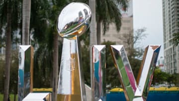 MIAMI, FL - JANUARY 27: Fans visit the Super Bowl XLIV Live on January 27, 2020 in Miami, USA. The Super Bowl XLIV will take place in the Hard Rock Stadium in Miami between the teams 49ers vs. Chiefs, and it will be played on Sunday, Feb. 2, 2020. (Photo by Eduardo Munoz/VIEWpress/Getty Images)