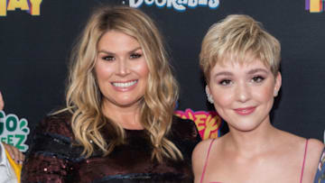 NEW YORK, NY - JULY 30: Heidi Blickenstaff (L) and Cozi Zuehlsdorff attend the "Freaky Friday" New York Premiere at The Beacon Theatre on July 30, 2018 in New York City. (Photo by Mark Sagliocco/WireImage)