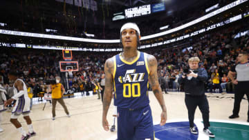Utah Jazz guard Jordan Clarkson (Jeffrey Swinger-USA TODAY Sports)