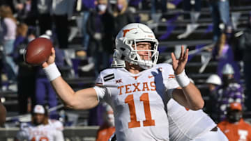 Sam Ehlinger, Texas Football (Photo by Peter G. Aiken/Getty Images)