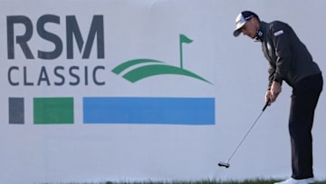 ST SIMONS ISLAND, GA - NOVEMBER 21: Blayne Barber of the United States putts on the 17th green during the playoff in the final round of the RSM Classic at Sea Island Resort Seaside Course on November 21, 2016 in St Simons Island, Georgia. (Photo by Streeter Lecka/Getty Images)