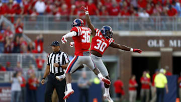 OXFORD, MS - OCTOBER 01: Zedrick Woods