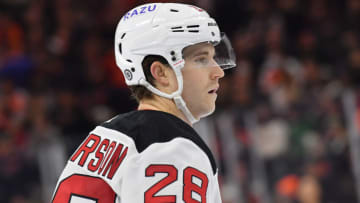 New Jersey Devils defenseman Damon Severson (28): Eric Hartline-USA TODAY Sports