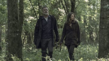 Lauren Cohan as Maggie Rhee, Jeffrey Dean Morgan as Negan - The Walking Dead _ Season 11, Episode 5 - Photo Credit: Josh Stringer/AMC
