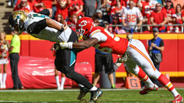 KANSAS CITY, MO - NOVEMBER 6: Quarterback Blake Bortles