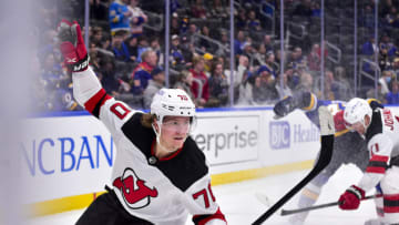 New Jersey Devils center Jesper Boqvist (70): Jeff Curry-USA TODAY Sports