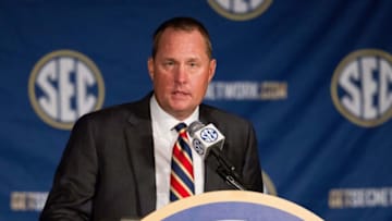 Saturday Blitz' Austin Lloyd said Hugh Freeze's return to the SEC West with Auburn football 'hits like a truck' due to his prior experience at Ole Miss Mandatory Credit: Marvin Gentry-USA TODAY Sports