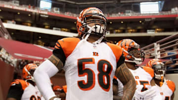 GLENDALE, AZ - AUGUST 24: Middle linebacker Rey Maualuga