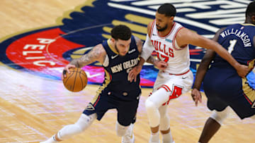 Garrett Temple, Lonzo Ball, Chicago Bulls (Photo by Jonathan Bachman/Getty Images)