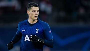 Erik Lamela of Tottenham Hotspur FC during the UEFA Champions League round of 16 second leg match between Red Bull Leipzig and Tottenham Hotspur FC at the Red Bull Arena on March 10, 2020 in Leipzig, Germany(Photo by ANP Sport via Getty Images)