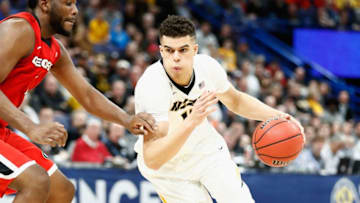 ST LOUIS, MO - MARCH 08: Michael Porter Jr #13 of the Missouri Tigers dribbles the ball against the Georgia Bulldogs during the second round of the 2018 SEC Basketball Tournament at Scottrade Center on March 8, 2018 in St Louis, Missouri. (Photo by Andy Lyons/Getty Images)
