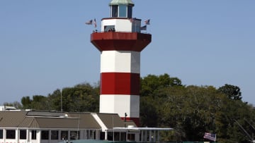 UNITED STATES - APRIL 10: A view of the Harbor Town light at Hilton Head during the 2006 Verizon Heritage Monday Pro-Am April 10, 2006, at Harbour Town Golf Links in Hilton Head Island, South Carolina. (Photo by Kevin C. Cox/Getty Images)