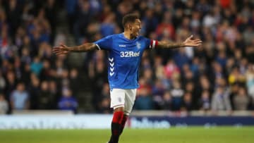 GLASGOW, SCOTLAND - AUGUST 23: James Tavernier of Rangers is seen during the first leg of the UEFA Europa League Play Off match between Rangers and FC Ufa at Ibrox Stadium on August 23, 2018 in Glasgow, Scotland. (Photo by Ian MacNicol/Getty Images)