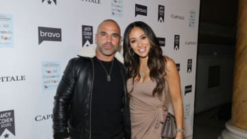NEW YORK, NEW YORK - OCTOBER 19: Joe Gorga and Melissa Gorga attend the launch party for the book "Not All Diamonds and Rosé: The Inside Story of The Real Housewives from the People Who Lived It" at Capitale on October 19, 2021 in New York City. (Photo by Jamie McCarthy/Getty Images)