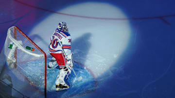 Henrik Lundqvist #30 of the New York Rangers. (Photo by Andre Ringuette/Getty Images)
