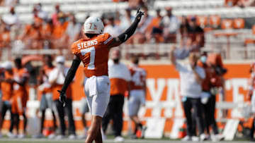 Caden Sterns, Texas Football (Photo by Tim Warner/Getty Images)