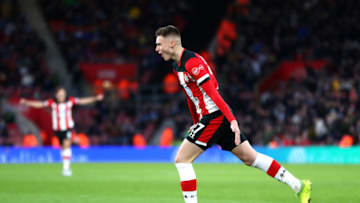SOUTHAMPTON, ENGLAND - JANUARY 04: William Smallbone of Southampton celebrates after scoring his team's second goal during the FA Cup Third Round match between Southampton FC and Huddersfield Town at St. Mary's Stadium on January 04, 2020 in Southampton, England. (Photo by Dan Istitene/Getty Images)