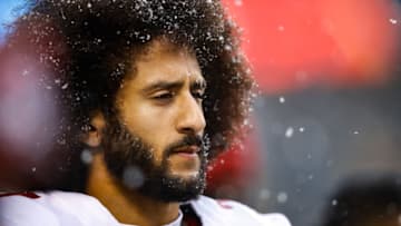 CHICAGO, IL - DECEMBER 04: Quarterback Colin Kaepernick