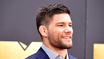 BURBANK, CALIFORNIA - APRIL 09: MMA fighter Josh Thompson attends the 2016 MTV Movie Awards at Warner Bros. Studios on April 9, 2016 in Burbank, California. MTV Movie Awards airs April 10, 2016 at 8pm ET/PT. (Photo by Frazer Harrison/Getty Images)