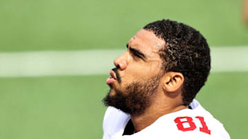 Jordan Reed #81 of the San Francisco 49ers (Photo by Elsa/Getty Images)