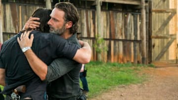 Andrew Lincoln as Rick Grimes, Norman Reedus as Daryl Dixon - The Walking Dead _ Season 7, Episode 8 - Photo Credit: Gene Page/AMC