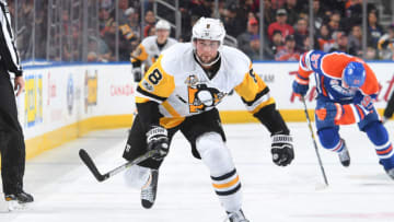 EDMONTON, AB - MARCH 10: Brian Dumoulin #8 of the Pittsburgh Penguins skates during the game against the Edmonton Oilers on March 10, 2017 at Rogers Place in Edmonton, Alberta, Canada. (Photo by Andy Devlin/NHLI via Getty Images)