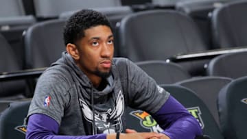 Former Charlotte Hornets player Christian Wood. (Photo by Rocky Widner/NBAE via Getty Images)