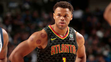 Justin Anderson #1 of the Atlanta Hawks (Photo by Glenn James/NBAE via Getty Images)