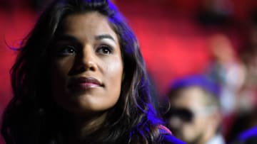 HOUSTON, TX - OCTOBER 02: Julianna Pena waits backstage during the UFC 192 weigh-in at the Toyota Center on October 2, 2015 in Houston, Texas. (Photo by Mike Roach/Zuffa LLC/Zuffa LLC via Getty Images)